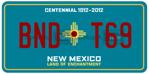 BNDT69  license plate in NM