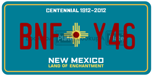 BNFY46  license plate in NM