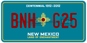 BNHG25  license plate in NM