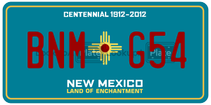 BNMG54  license plate in NM