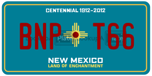 BNPT66  license plate in NM