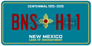 BNSH11  license plate in NM