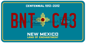 BNTC43  license plate in NM