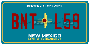 BNTL59  license plate in NM