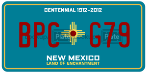 BPCG79  license plate in NM