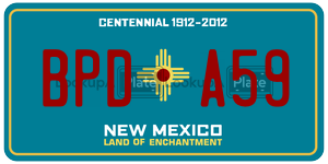 BPDA59  license plate in NM