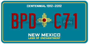 BPDC71  license plate in NM