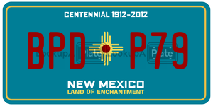 BPDP79 license plate in New Mexico