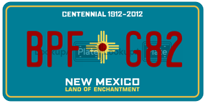 BPFG82  license plate in NM