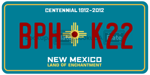 BPHK22  license plate in NM