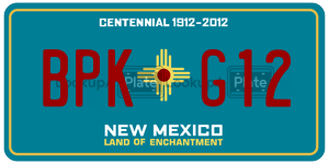 BPKG12  license plate in NM