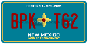 BPKT62  license plate in NM