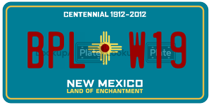 BPLW19  license plate in NM