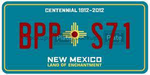 BPPS71  license plate in NM