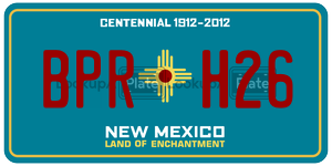 BPRH26  license plate in NM