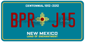 BPRJ15  license plate in NM
