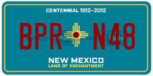 BPRN48  license plate in NM