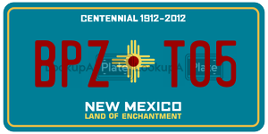 BPZT05  license plate in NM