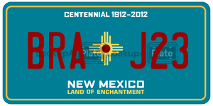 BRAJ23  license plate in NM