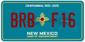 BRBF16  license plate in NM