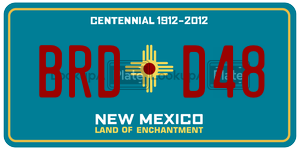 BRDD48  license plate in NM