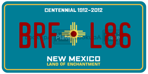 BRFL86  license plate in NM