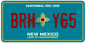 BRHY65  license plate in NM
