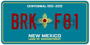 BRKF81  license plate in NM