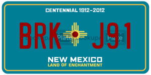 BRKJ91  license plate in NM
