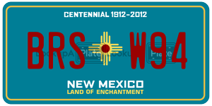 BRSW94  license plate in NM