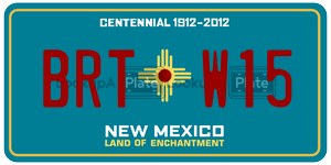 BRTW15  license plate in NM