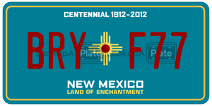 BRYF77  license plate in NM