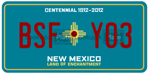 BSFY03  license plate in NM