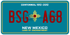 BSGA68  license plate in NM