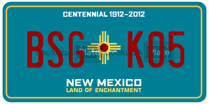 BSGK05  license plate in NM