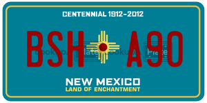 BSHA90  license plate in NM
