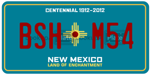 BSHM54  license plate in NM