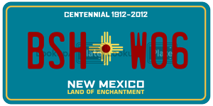 BSHW06  license plate in NM