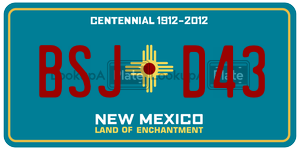 BSJD43  license plate in NM