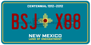 BSJX88  license plate in NM