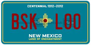 BSKL00  license plate in NM