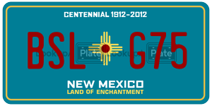 BSLG75  license plate in NM