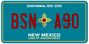 BSNA90  license plate in NM