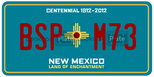 BSPM73  license plate in NM