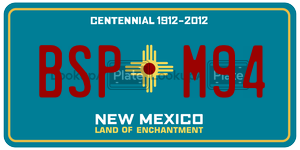 BSPM94  license plate in NM