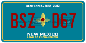 BSZD67  license plate in NM