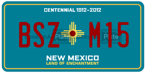 BSZM15  license plate in NM
