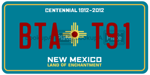 BTAT91  license plate in NM