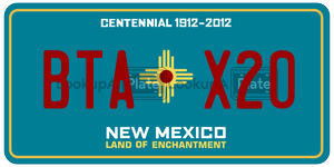 BTAX20  license plate in NM