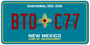 BTDC77  license plate in NM